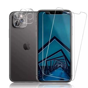 ProGuard 3-PAK 3-i-1 For & Bag + Kamera Lens Cover iPhone 12 Pro Transparent/Genomskinlig