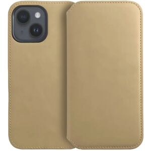 A-One Brand iPhone 15 Pro Wallet Case Dual Pocket - Guld