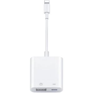 SiGN Lightning & USB-kameraadapter 5V, 1A - Hvid