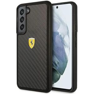 Acer Ferrari On Track Real Carbon Cover Galaxy S22 - Sort