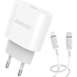 iPhone 14 Pro Max Oplader - 2M Kabel & Vægoplader 20W - Dudao