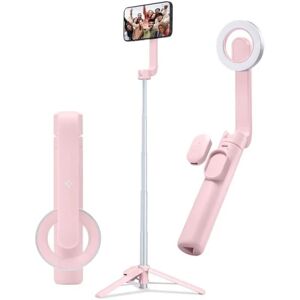 Spigen Magsafe Bluetooth Selfie Stick Tripod - Misty Rose