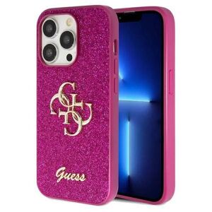 Guess iPhone 15 Pro Mobilcover Magsafe Fixed Glitter Big 4G