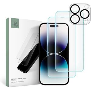 Tech-Protect [2-Pack] iPhone 14 Pro Max skærmbeskytter + [1-Pack] Ka