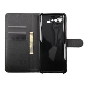 G-SP Asus ROG Phone 5s Plånboksfodral med Stativ - Svart Black