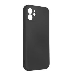 G-Sp iPhone 12 Silikonskal med Kameraskydd - Svart Black