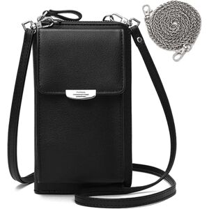 FLOWER LOST Mobiltelefon skuldertaske, Crossbody taske til kvinder til iPhone 12/12 Pro/11