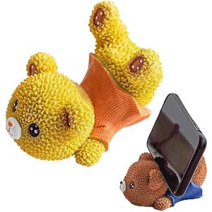 Telefonholder Mobiltelefonholder til skrivebord Cute Bear Doll Stand Holder iPhone Stand Telefonholder til seng Telefon Kawaii