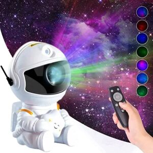 Megabilligt Galaxy -projektor Nebula Effect - Star Projector med fjernbetjening hvid