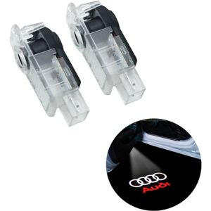 stk velkomstlys til Audi Car Led Laser Projektor Lys Logo D- Perfet Two packs