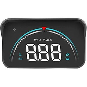 Bil Speedometer Head Up Display Hd Projektor Obd2 Overhastighed