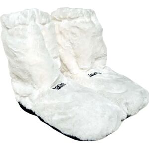 Northix Hot Boots Deluxe, Varme Hjemmesko - Hvid White