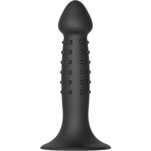 DreamToys Dream Toys: Nubbed Plug with Suction Cup Svart