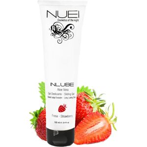 Nuei: Inlube Strawberry, Aloe Vera Sliding Gel, 100 ml Transparent