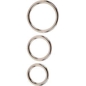 California Exotic: Silver Ring Set, 3-pack Silver