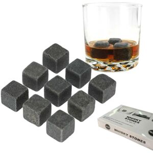 Megabilligt 9-pack Natural Whisky Rains - Ice Cubes of Stone Grey grå