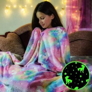 Glow In The Dark Kastetæppe Luminous Blanket