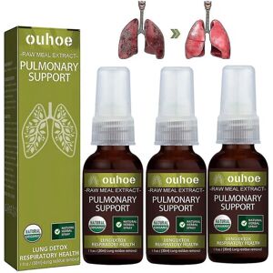 brand 1-3X Herbal Lung Detox Cleanse Mist Kraftfuld lungestøtte, Herbal Care Essence Rygere 1 pc