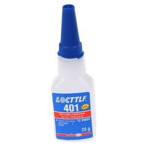 Jettbuying 3 STK 20g Loctite 401 Instant Adhesive Flaske Stærkere Super Glu Clear 3pcs