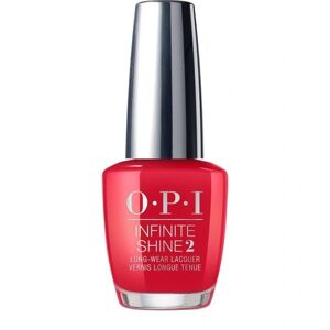 OPI Infinite Shine Red Heads Ahead Transparent