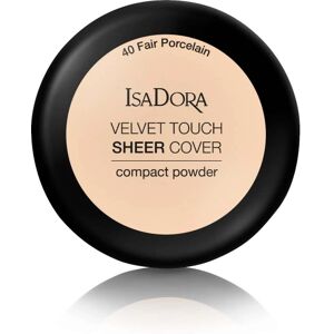 Isadora Velvet Touch Sheer Cover Compact Powder 40 Fair Porcelai