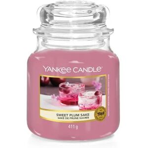 Yankee Candle Classic Medium Jar Sweet Plum Sake 411g Purple