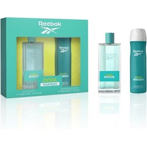 Giftset Reebok Cool Your Body Her Edt 100ml + Deospray 150ml Green