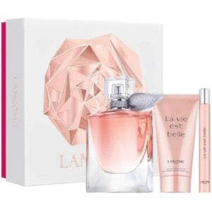 Giftset Lancome La Vie Est Belle Edp 50ml + Edp 10ml + Body Loti Pink