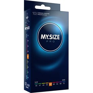 My.Size Pro: Condoms 57mm, 10-pack Transparent