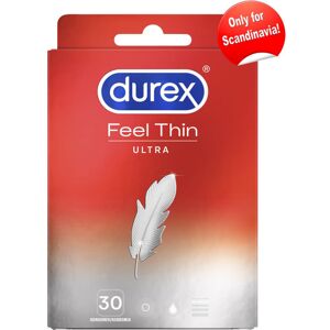 Durex: Feel Ultra Thin Condoms, 30-pack Transparent