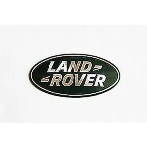 Grøn/krom Land Rover Front Grill Motorhjelm Badge Emblem Motorhjelm Bagbag Boot Bagklap Badge (45x85 Mm)