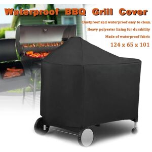 BBQ Grill Cover til Weber 7152 Vandtæt støvtæt opbevaringstaske Grill Cover 124x65x101cm Default Title