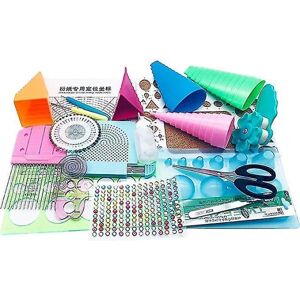 Papir Quilling Kit 20 stk Værktøj DIY Håndværk Kunsthåndværk