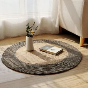 OTFF Jute matta rund, naturfiber af jute 100cm