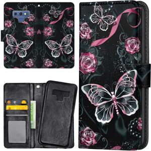 Samsung Galaxy Note 9 - Mobilcover/Etui Cover Sommerfugle