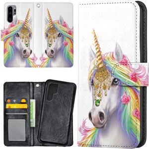 Huawei P30 Pro - Mobilcover/Etui Cover Unicorn/Enhjørning