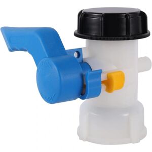 IBC-adapter 60 mm til 60 mm 1000l plasttankventil, 1000 liters tanktilslutning til regnvandstank, beholder