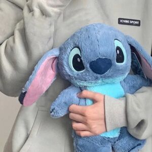 Anime Kawaii Stitch Plysch Varmvattenflaska Vinter Hem Vatten Fi A oneszie