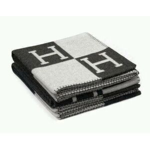 H-filt Puder Faux Wool Cashmere Pude Sofa Plaid f Seneste produkter Black white