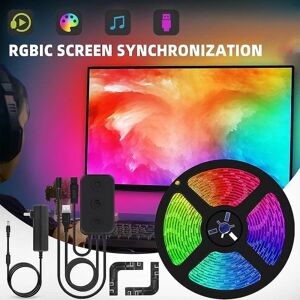 LED Strip lyser RGBIC Smart PC Display Screen Sync Musik