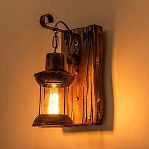 Væglampeholder Væglampe Vintage stil til soveværelse