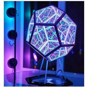 Infinite Dodecahedron Color Art Light Usb Charging Lamp Home Desktop Decoration