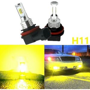 H11 H8 H16 80w 4000lm 3000k Yellow Tech LED-tågelygter Pærersæt