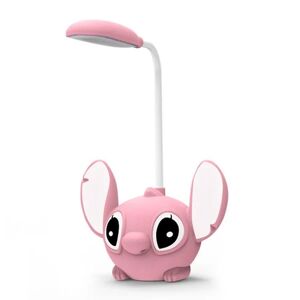 1 stk Disney Anime Stitch Skrivebordslampe Øjenbeskyttelse Led Natlys Usb Bordlampe Pink one size