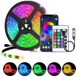 Megabilligt Smart RGB LED Light Loop med App Remote Control 5M flerfarvet