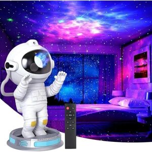 Megabilligt 2024 Galaxy Lamp - Ultimat Star Projector med Nebula Effect hvid