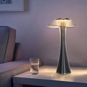 FEIFAN Genopladelig Touch LED Skrivebordslampe - 3W Dæmpbar Titanium