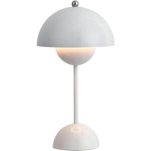 Nordic Danish Flower Bud Bordlampe, Bryllupsværelse, Soveværelse, Skrivebordsdekoration, Lampe, Sengelampe ( Plug In Payment ) FAN20240717 Hvid