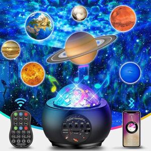 LED Starry Sky Projector, Planet Projector, 3 i 1 Ocean Wav