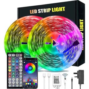 YGB 20m Led lys Bluetooth Rgb lys / Lyssløjfe / LED Strip Multicolor